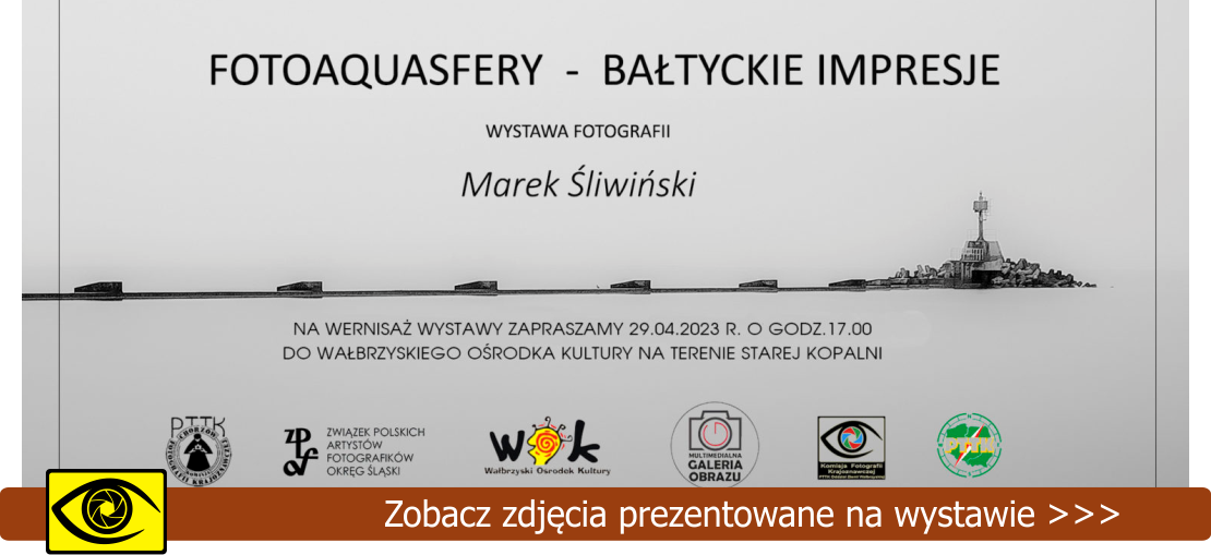wystawa Marka Śliwińskiego „Fotoaqasfery – Bałtyckie Impresje”